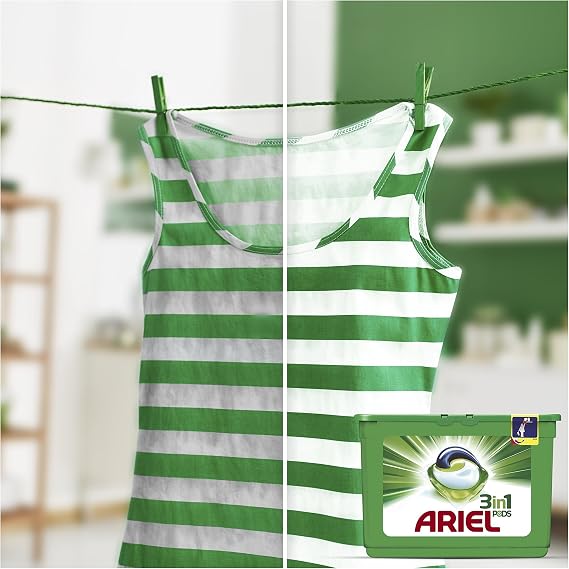 Ariel 3 in 1 Pods Original Detergent Capsules – Pack of 3, 38 Washes (Total of 114 Washes)