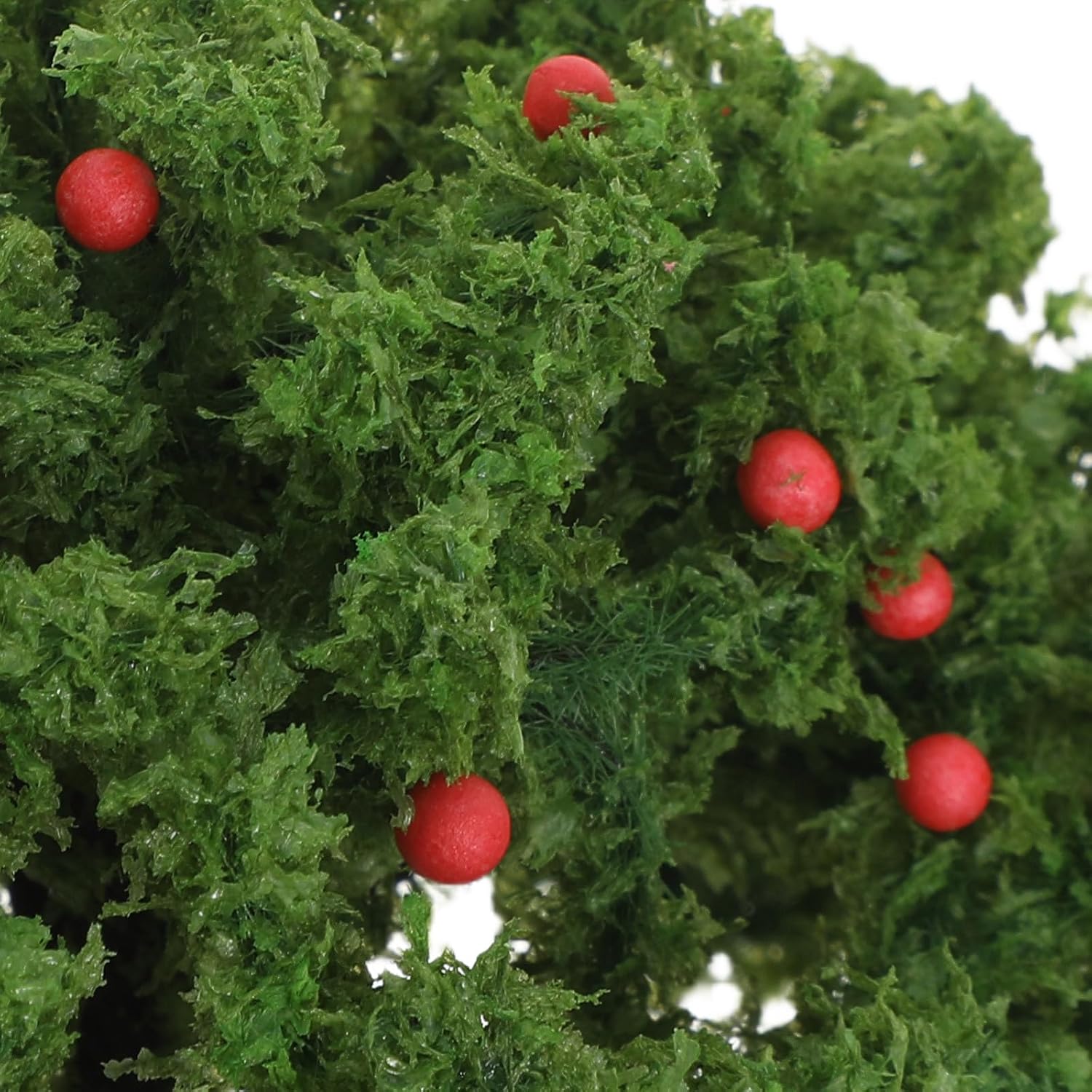 Simulation Fruit Tree Model, 12 cm/4.72 Inch Miniature Artificial Fruit Trees for Micro Landscape, Micro Scene Decor for Sand Table Display