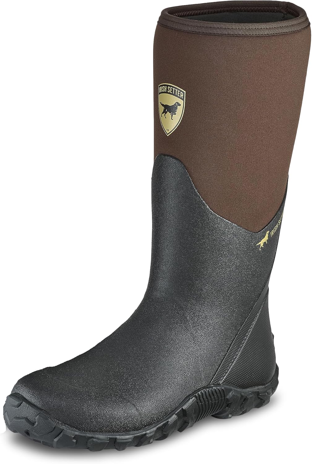 Irish Setter, MudTrek Chore, Unisex, 15", Waterproof, Full Fit, Hunting Boot, Brown, 4 E (Wide)