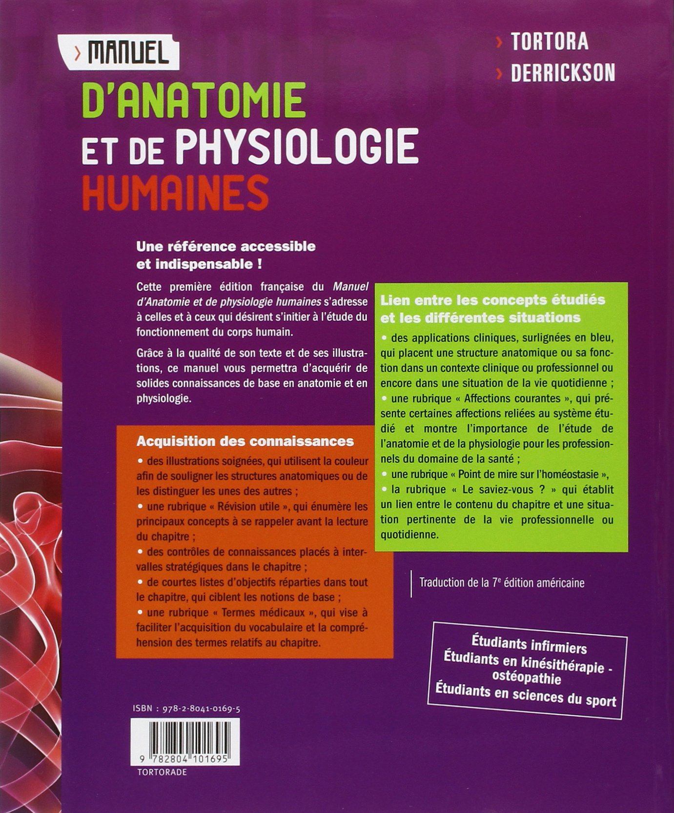 Manuel d'anatomie et de physiologie humaines