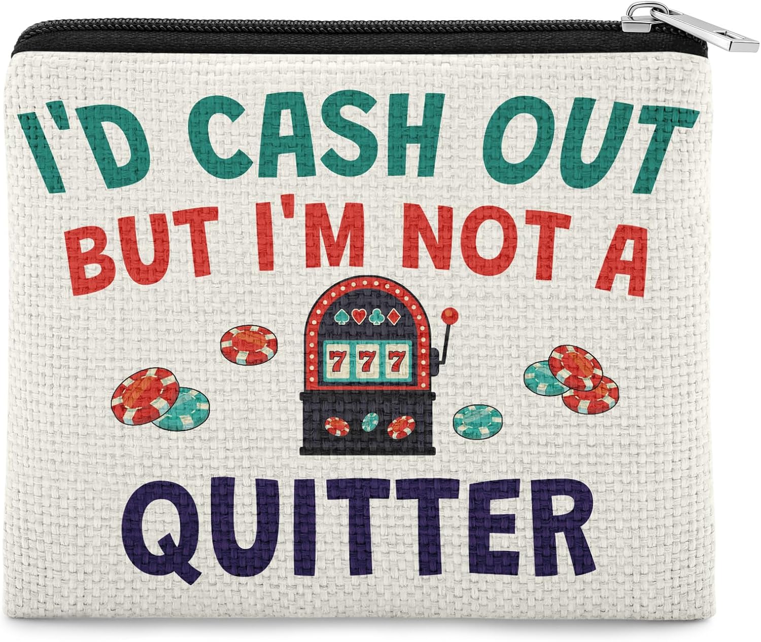Casino Gambling Gifts Coin Purse for Women Gambler Gifts Casino Lover Gift for Friend Bestie Gambling Lovers Present for Sister Mom Christmas Birthday Gift for Her Coworker Zipper Change Pouch