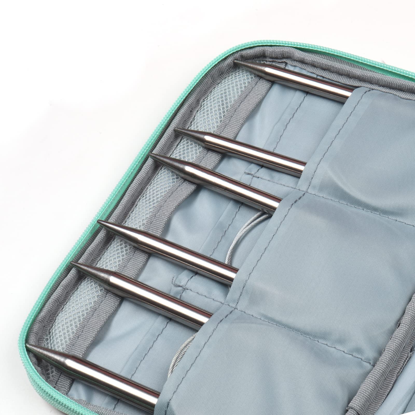 Coopay Stricknadel-Set Komplett – 151 Teile Mit Metall-Doppelspitznadeln, Rundnadeln & Strickzubehör