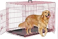 Vista 16 de Jaulas de 24 pulgadas para perros pequeños, 20 libras, jaula plegable para mascotas con bandeja de panel divisor, jaula de doble puerta