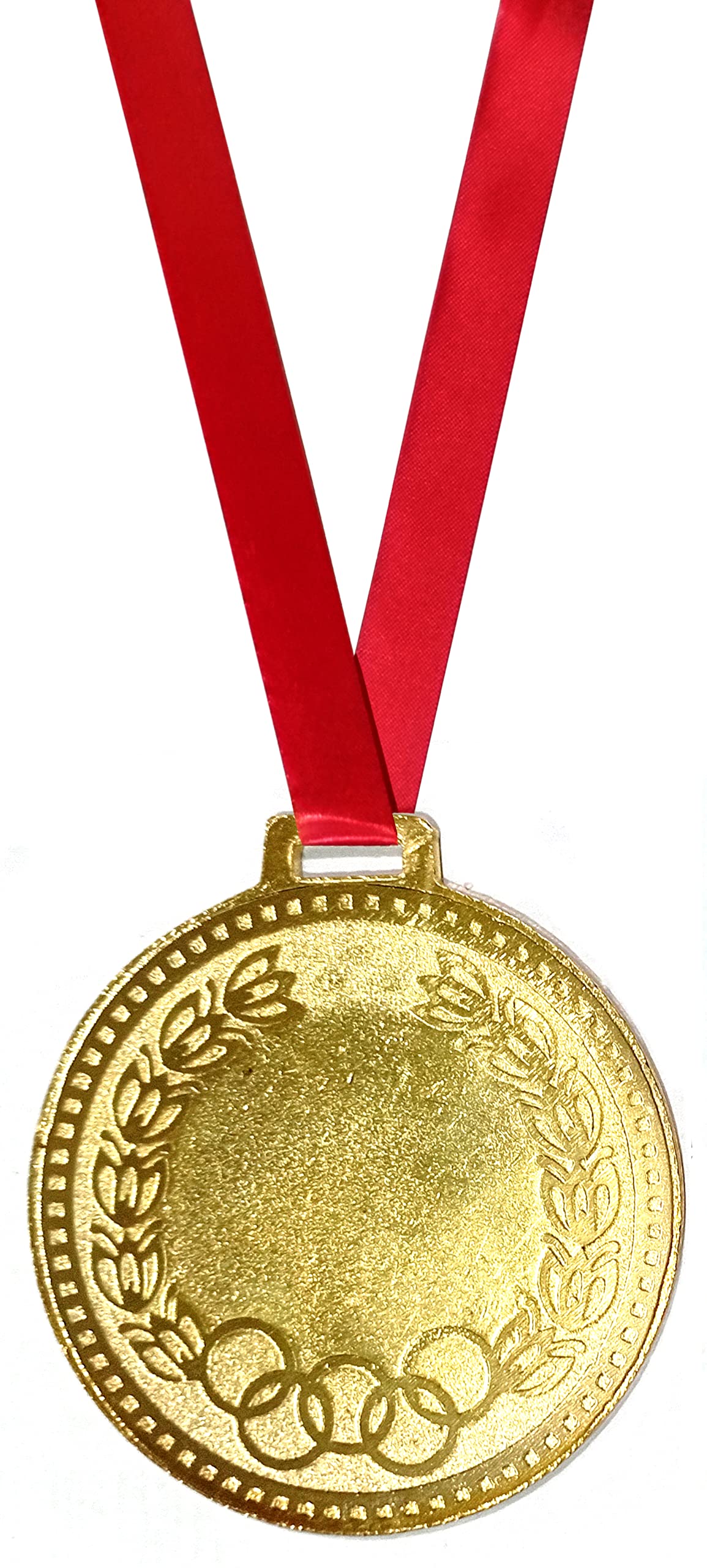 Be Win Olympic Designed 3 Inches Dia, 90 Grams Gold, Silver & Brown Medals for Sports Events, Functions & Many Other Competitions (3 Pieces, Gold)