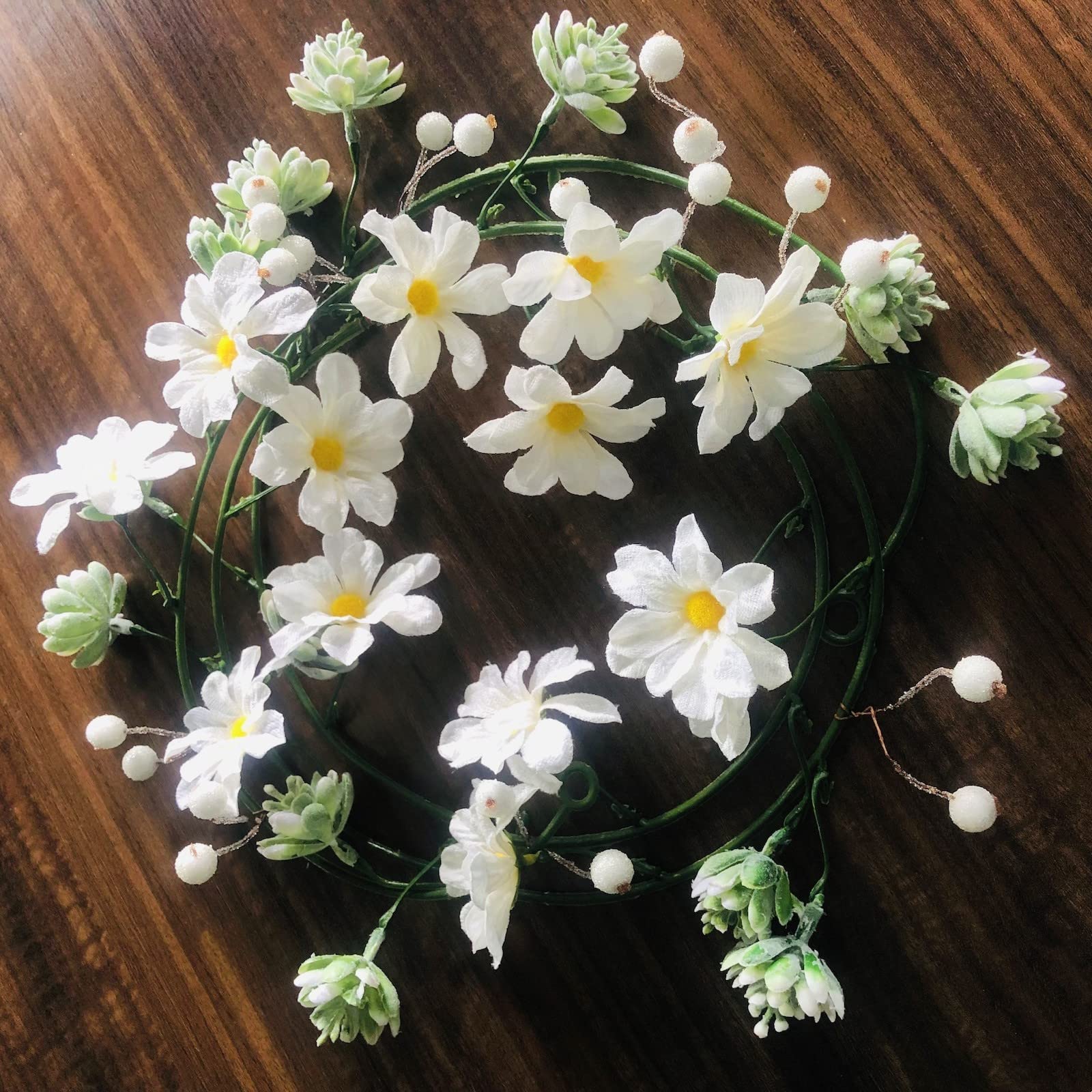 IVYRISE Fabric Daisy Flower Head 100PCS 1.5Inch Sri Lanka
