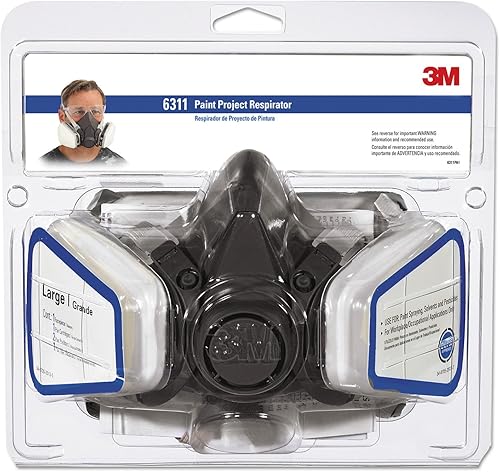 3M MMM6311PA1A - Espray de pintura de media cararespirador de pesticidas
