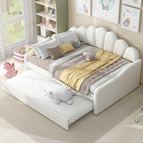 Bellemave Sofá cama de tamaño matrimonial con nido, sofá cama, sofá cama con nido para adultos, niños, niñas, adolescentes, cama nido para sala de