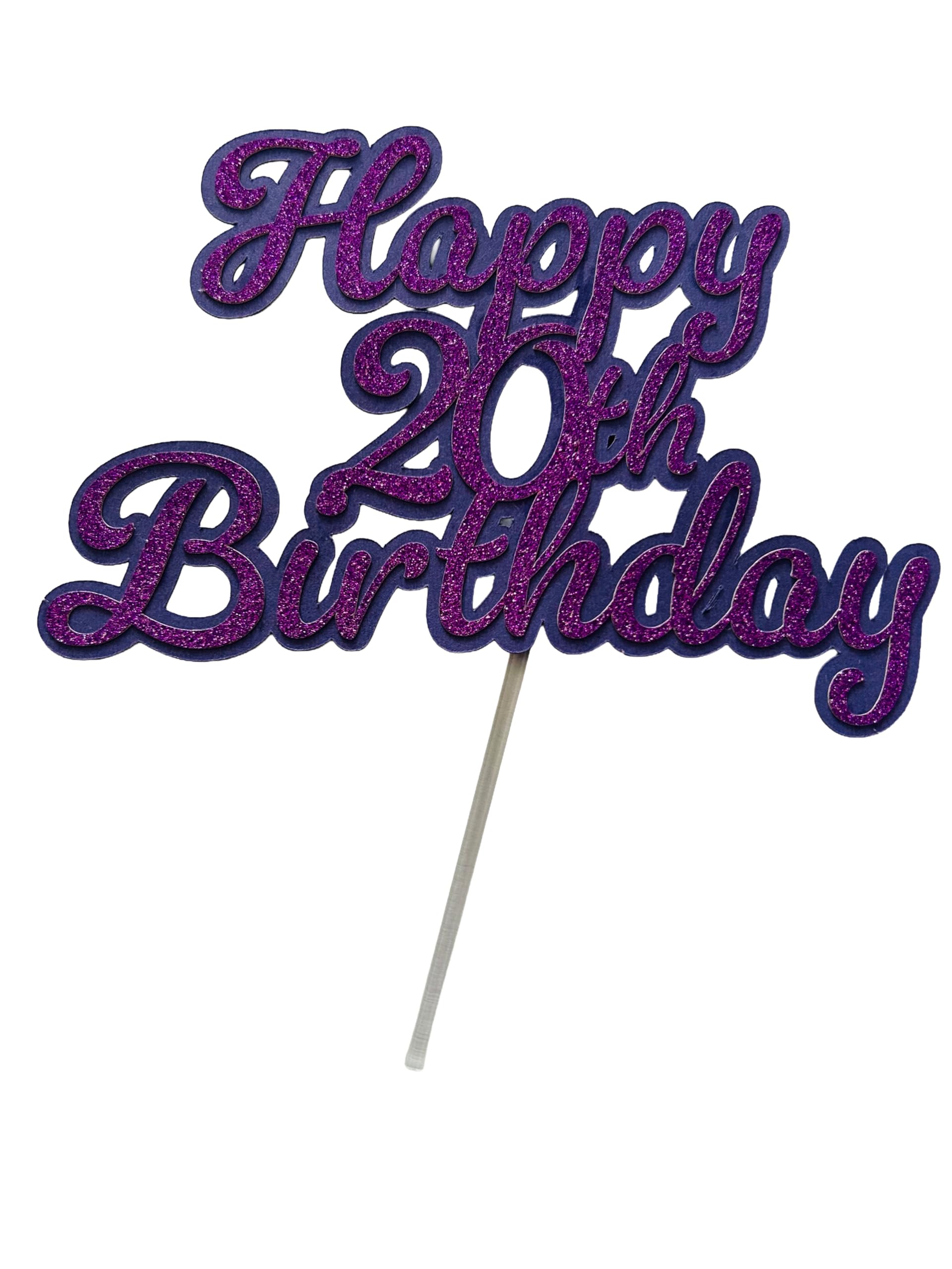 Age cake toppers (20 Purple)