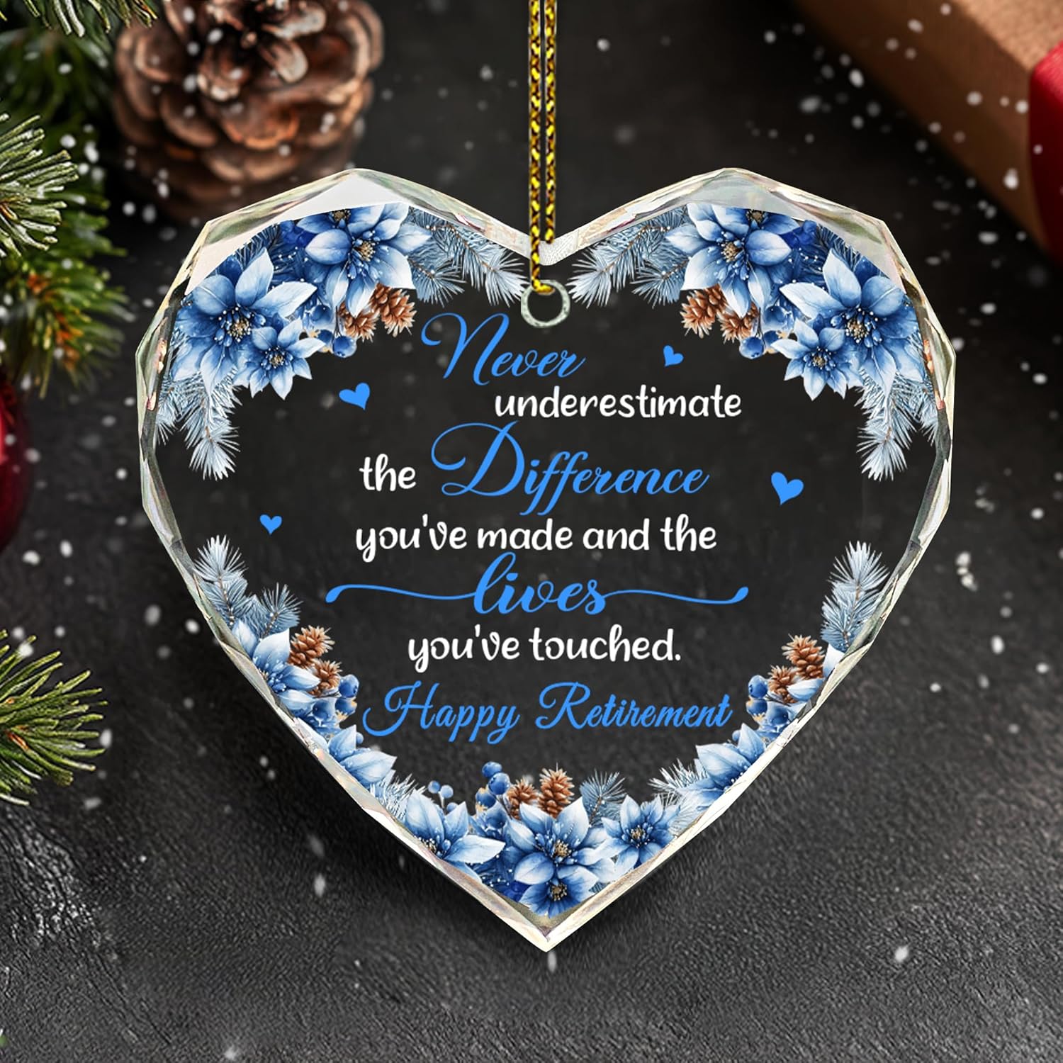 HYTURTLE Retirement Ornament 2026 - Retirement Gift for Women - Thank You Gifts for Women - Retired Gift - Gifts for Coworker, Boss, Teacher, Nurse - Retired Ornament Christmas Decor - Image 3