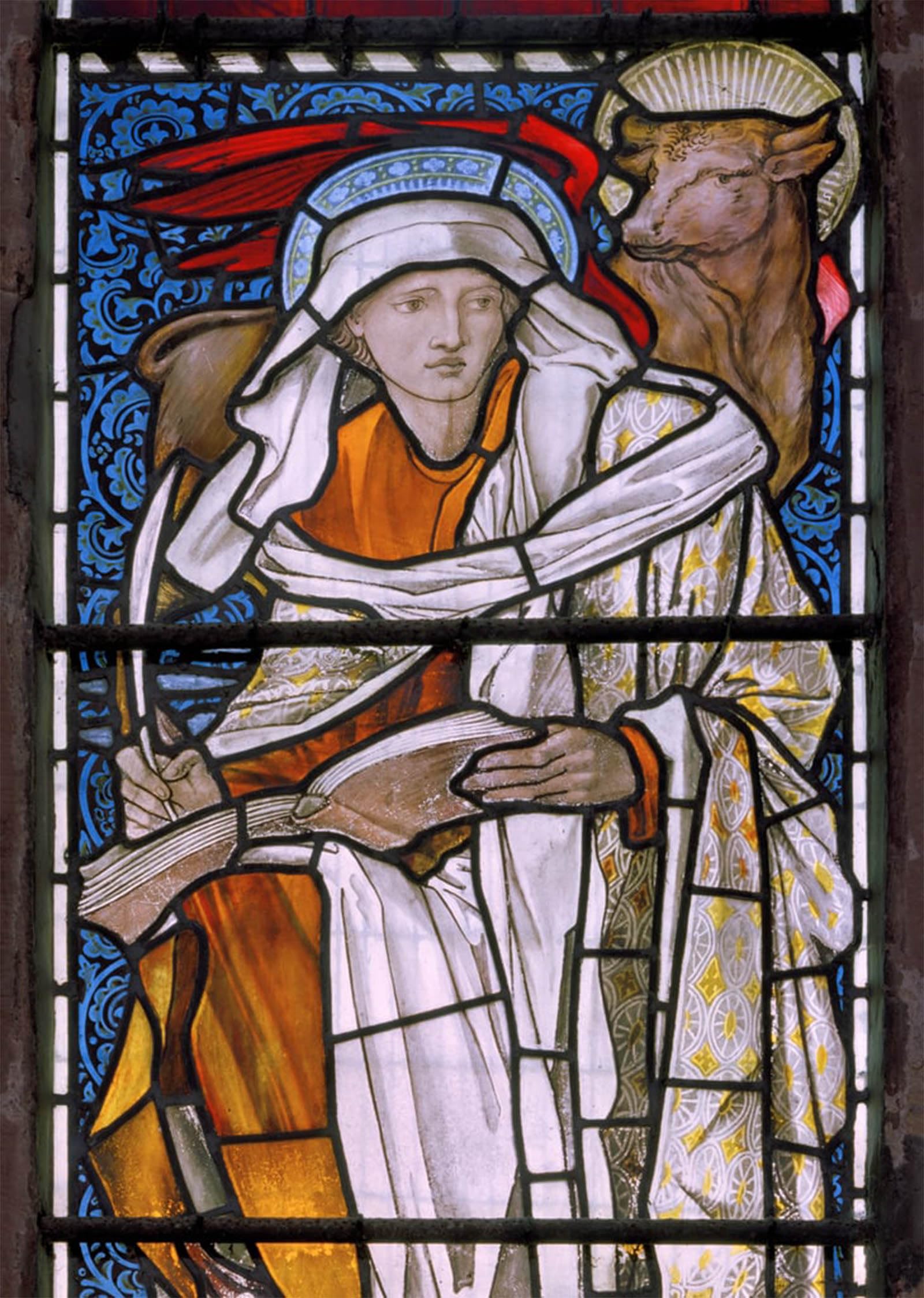 ARTXLXXBN Famous Print Painting Colorful Art Print St Luke by Edward Burne Jones Canvas Art Decorations for Home Decor 60x90cm