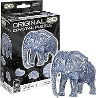 Vista 8 de BePuzzled Rompecabezas de cristal 3D original de pingüino y bebé, a partir de 12 años