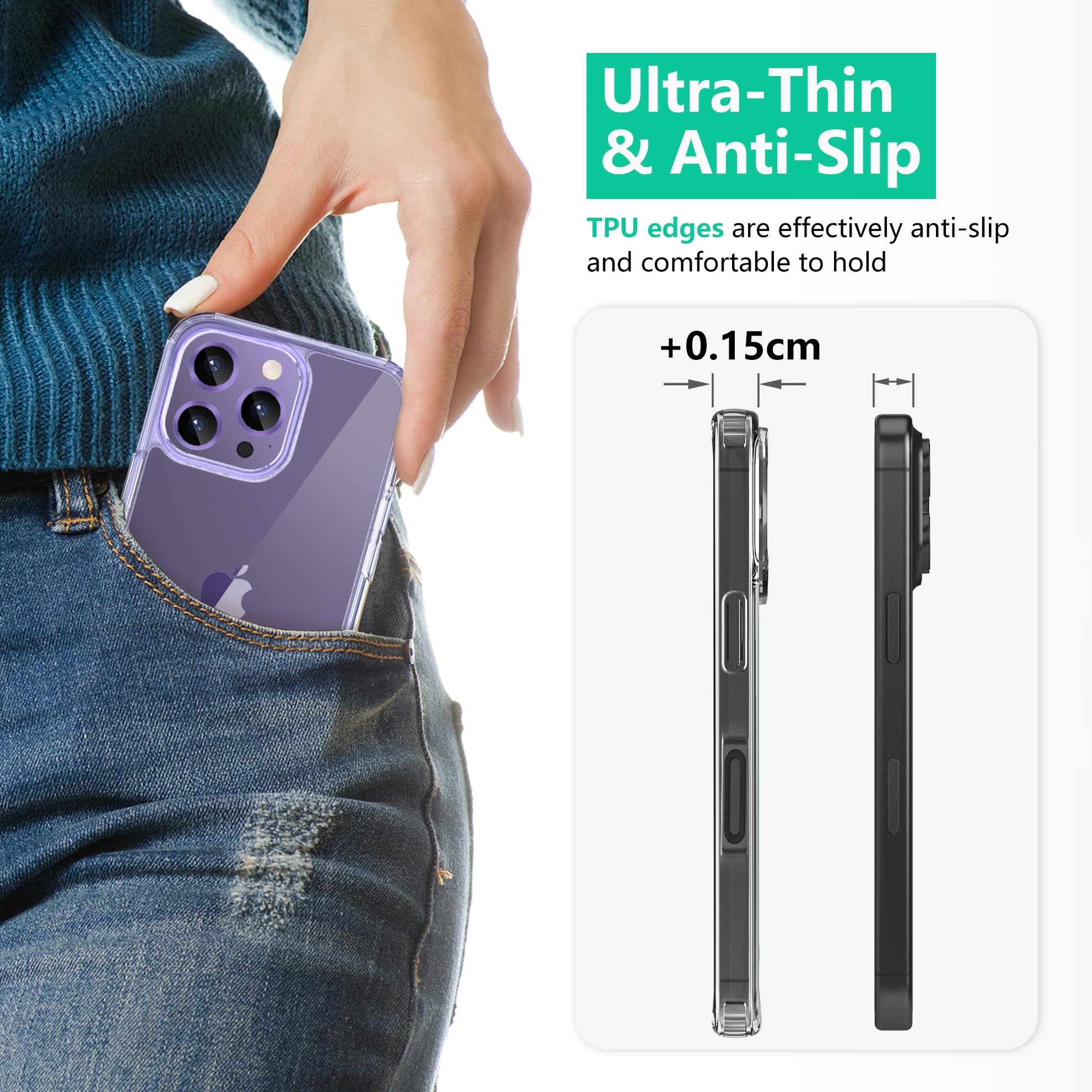 Pellicola Protettiva Posteriore IPhone 16 Pro Max - Sottile E Resistente 3M Senza Bolle