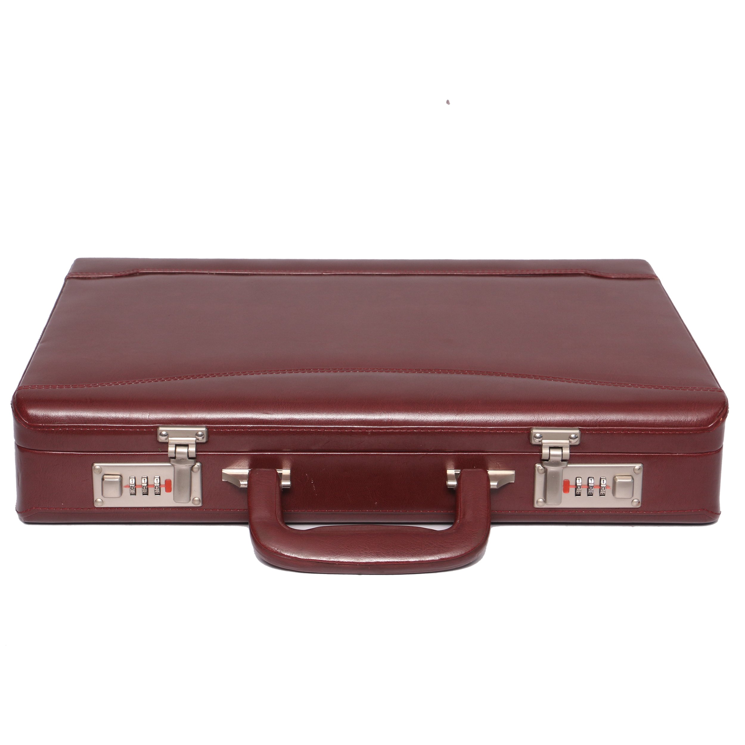 Brown Faux Leather Briefcase |Travel Briefcase | Document briefcase | Business suitcase | Hand suitcase