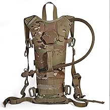 Multicam MOLLE Hydration Carrier &ndash; Holds 3-Liter Water Bladder &ndash; Tactical Military Backpack for Hiking, Biking, Camping, and Outdoor Use