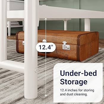 Amazon.com: Allewie 14 Inch Full Size Metal Platform Bed