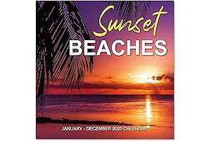 2023 Beaches Wall Calendar: 12 Months of Coastal Bliss