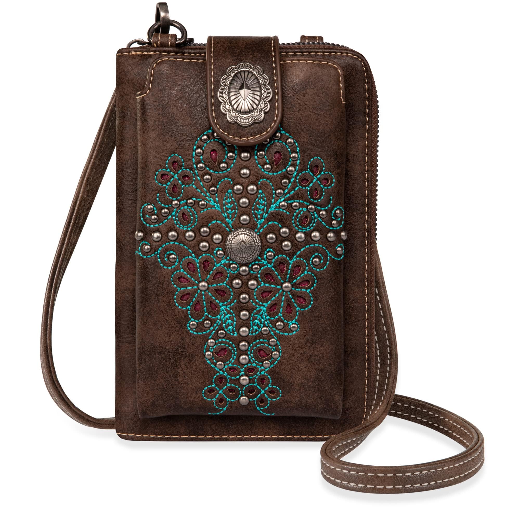 Montana West Western Crossbody Bag with 3PCS Purses for Women