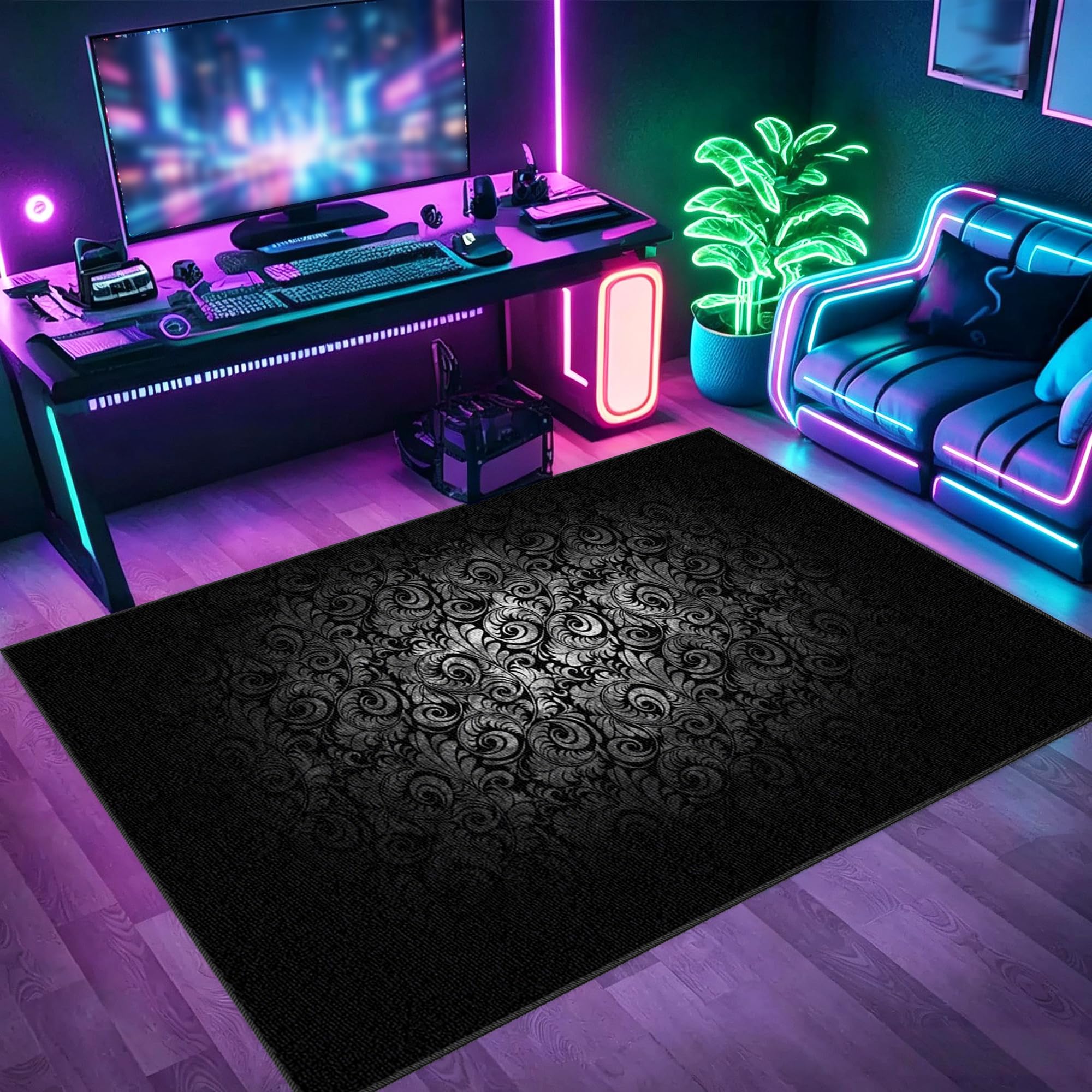 Tapis bureau gaming sol 150x190cm : finissez-en avec les rayures de chaises