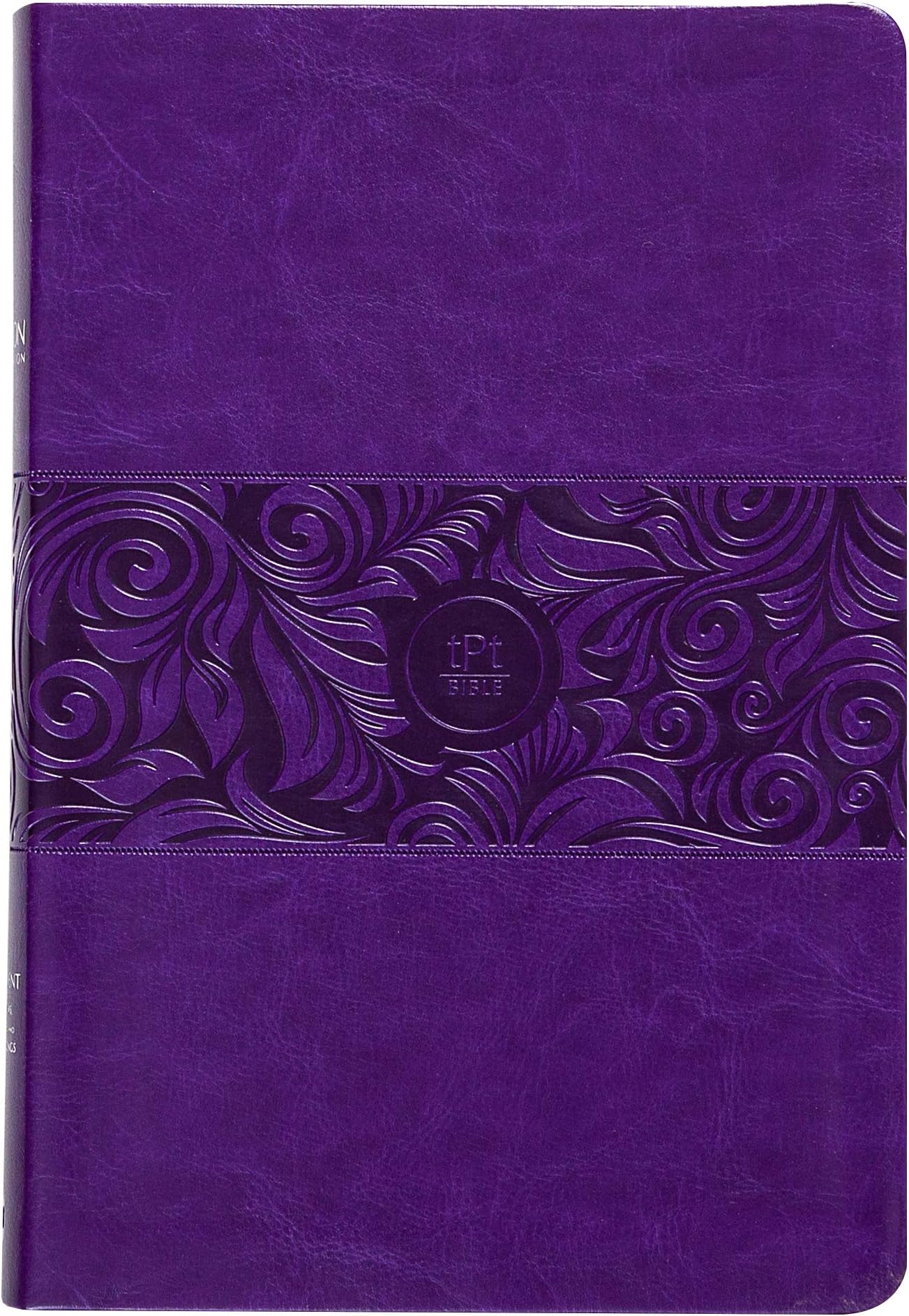 The Passion Translation New Testament, Violet, Large Print (Faux Leather) – In-Depth Bible with Psalms, Proverbs, and Song of Songs, Makes a Great Gift for Confirmation, Holidays, and More