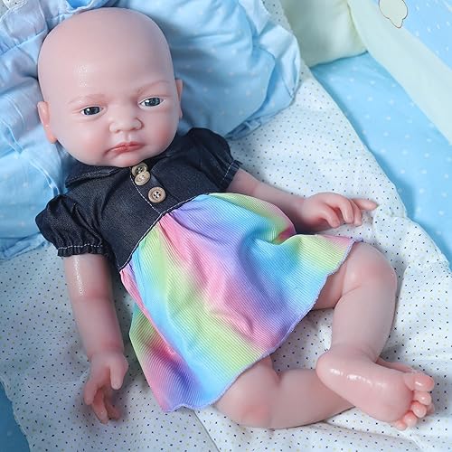 Miniatura 2 de Muñecas de bebé Reborn realistas  Muñeca de bebé de silicona platino de 18 pulgadas, regalos de cumpleaños de Navidad para niñas, coleccionistas de