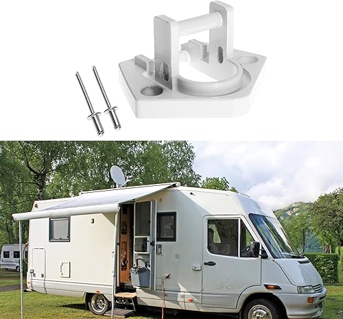 Miniatura 9 de Soporte inferior para toldo de autocaravana, accesorios redondeados para Sunchaser II RV, pieza de repuesto de hardware redondeado (derecha o