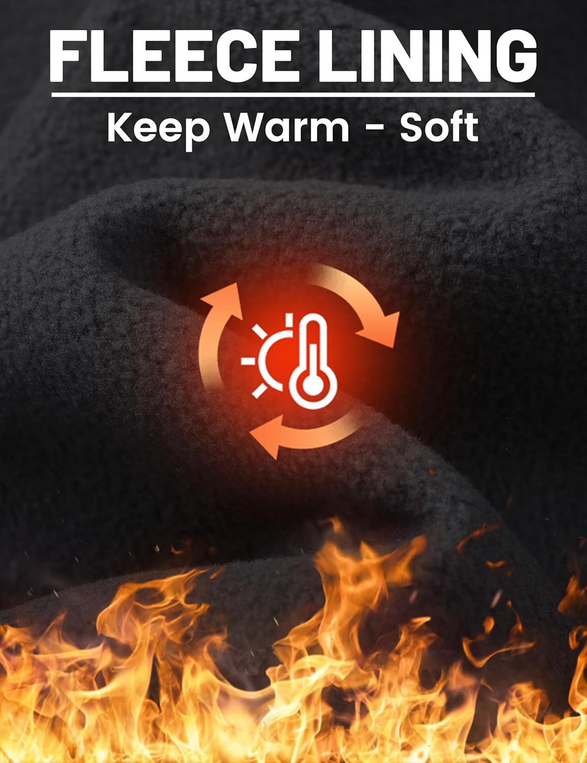 TACVASEN Men's Rain Jacket Tactical Military Hoodie Waterproof Windbreaker Softshell Winter Fleece Coats Hiking Outdoor - Image 4