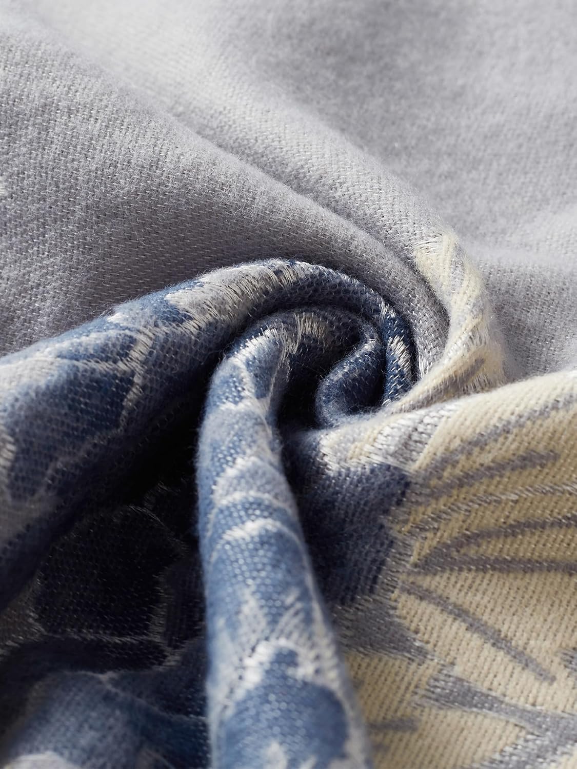Women's Reversible Pashmina Shawl Wrap for Women Big Scarf Holiday Gifts image 3
