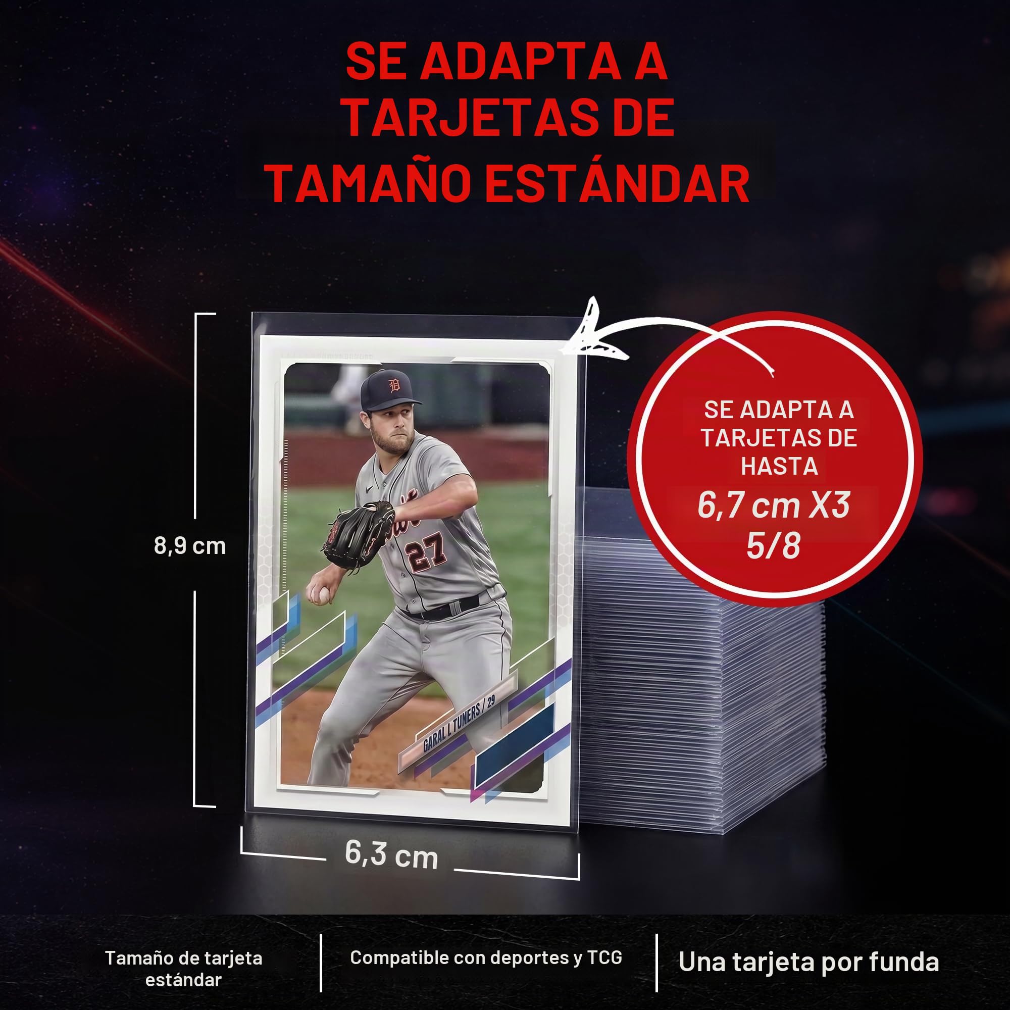 Ultra Pro - Fundas protectoras de tarjetas Ultra Pro AW11739, transparentes, 100 unidades