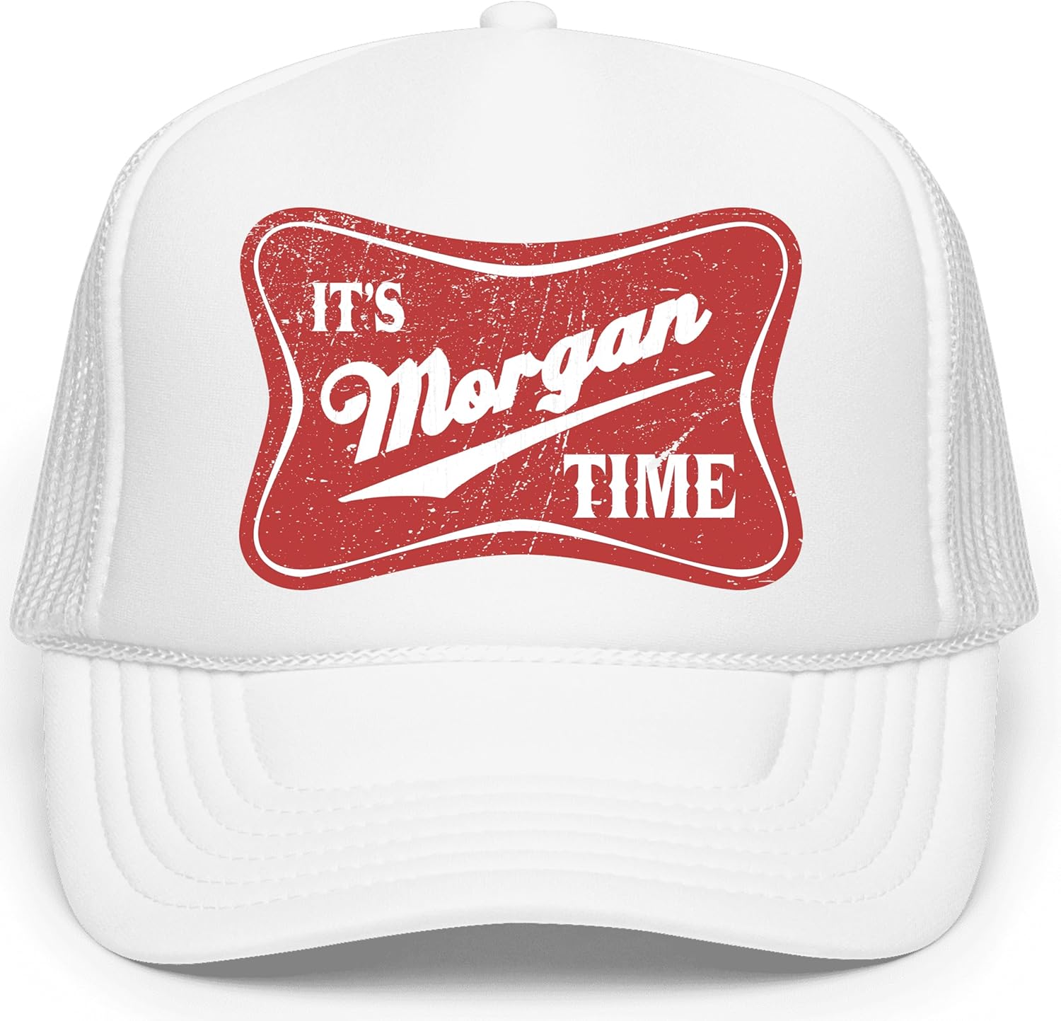It's Morgan Time Trucker Hat Country Music Classic 5 Panel Mesh Foam Front Snapback