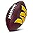 Franklin Sports NFL Washington Commanders Football - Kids Foam Football - Soft Junior Size 8.5 Ball with 3D Logos - Perfect for Gameday + Tailgates