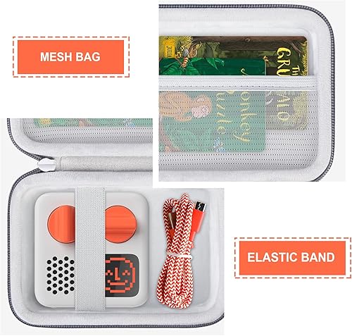 Miniatura 4 de Supmay Funda rígida de viaje para Yoto Mini - Reproductor de altavoces de viaje Bluetooth portátil sin pantalla para niños, mini funda protectora