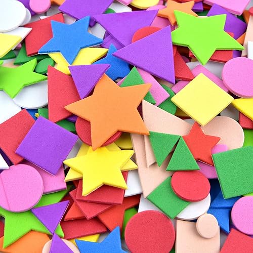 Vista 18 de Coopay Calcomanías autoadhesivas de espuma con números del alfabeto, colores surtidos para suministros de manualidades