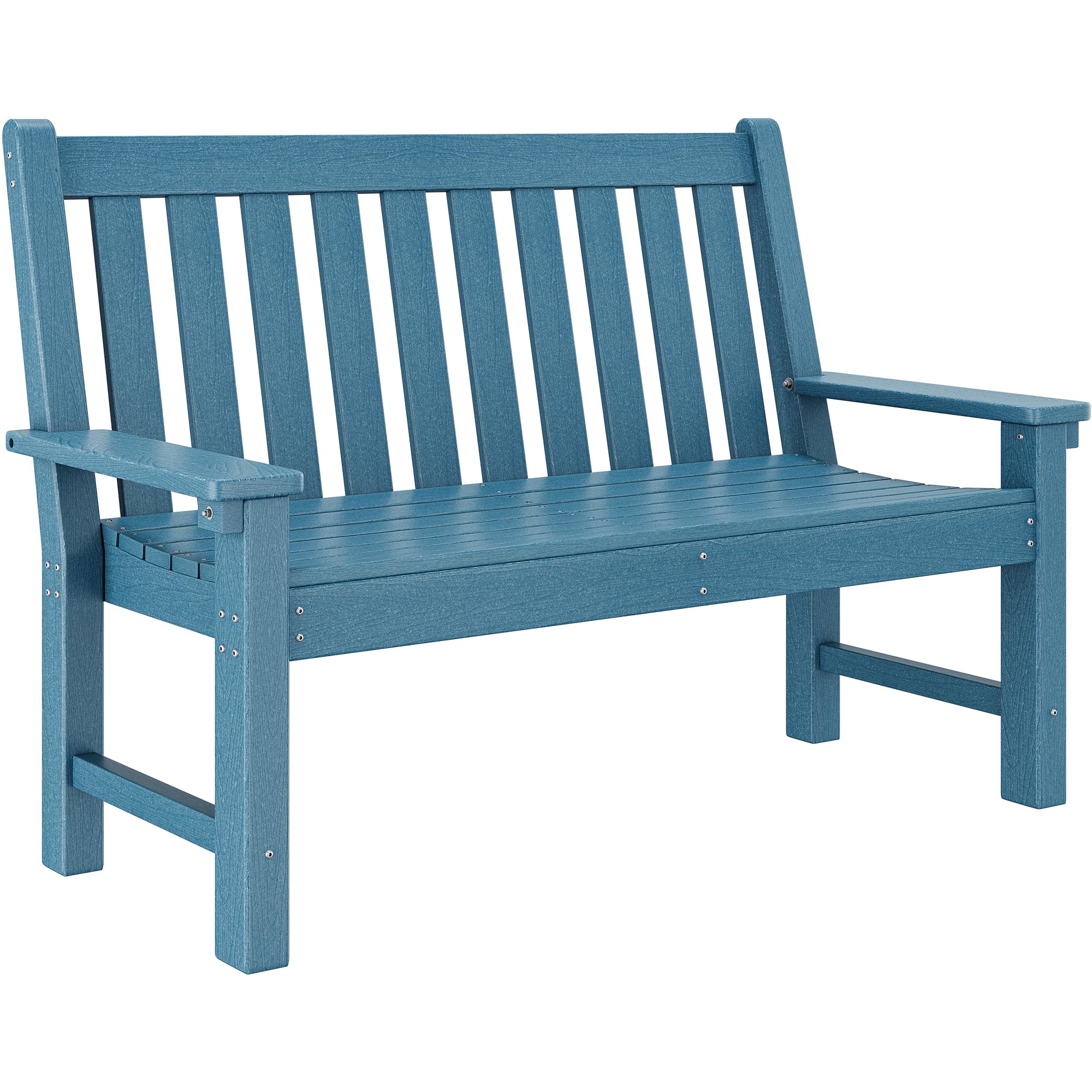 Snapklik.com : HDPE Garden Bench, All Weather Outdoor Bench w/Max ...
