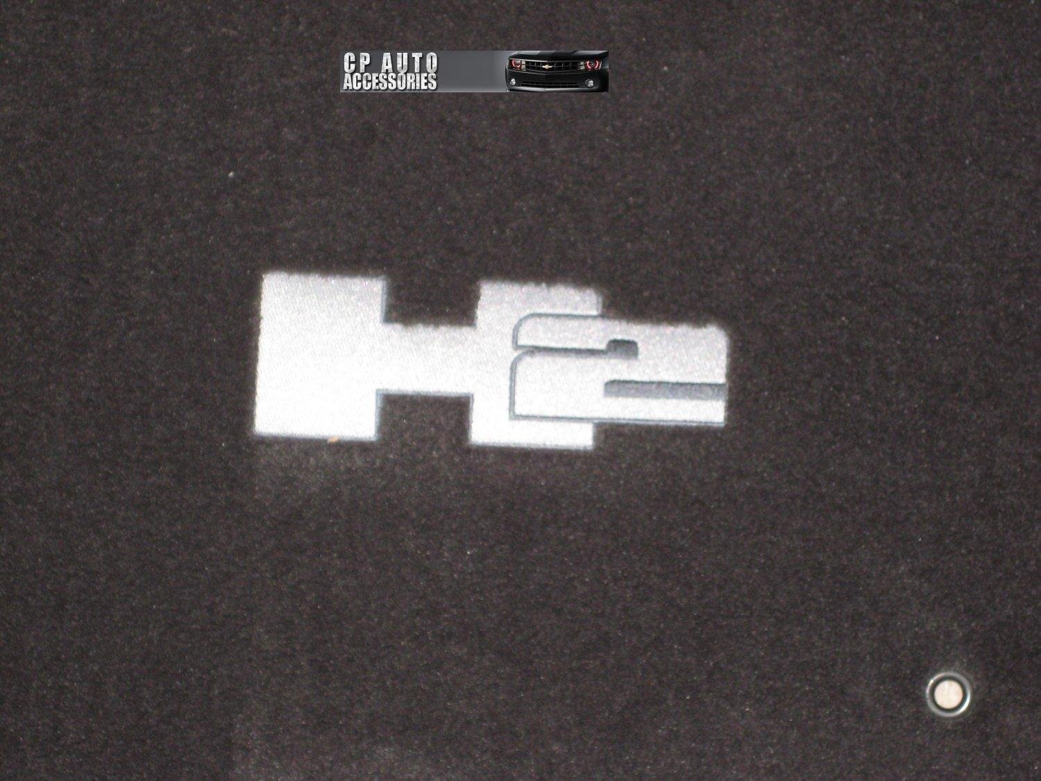 Tapis De Sol Sur Mesure Pour Hummer H2 (2003-2009) - Couverture Complète, Noir Rouge - Imperméable Et Antidérapant - 5