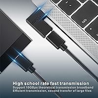 Vista 6 de BOLS Adaptador USB C (4 piezas), compatible con función completa USB C, admite velocidad de 10 GBbps, audio y video, adaptador de carga rápida..