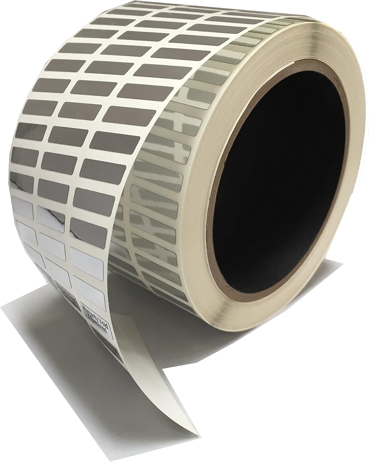 1,000 Silver Bright Foil TamperVoid Tamper Evident