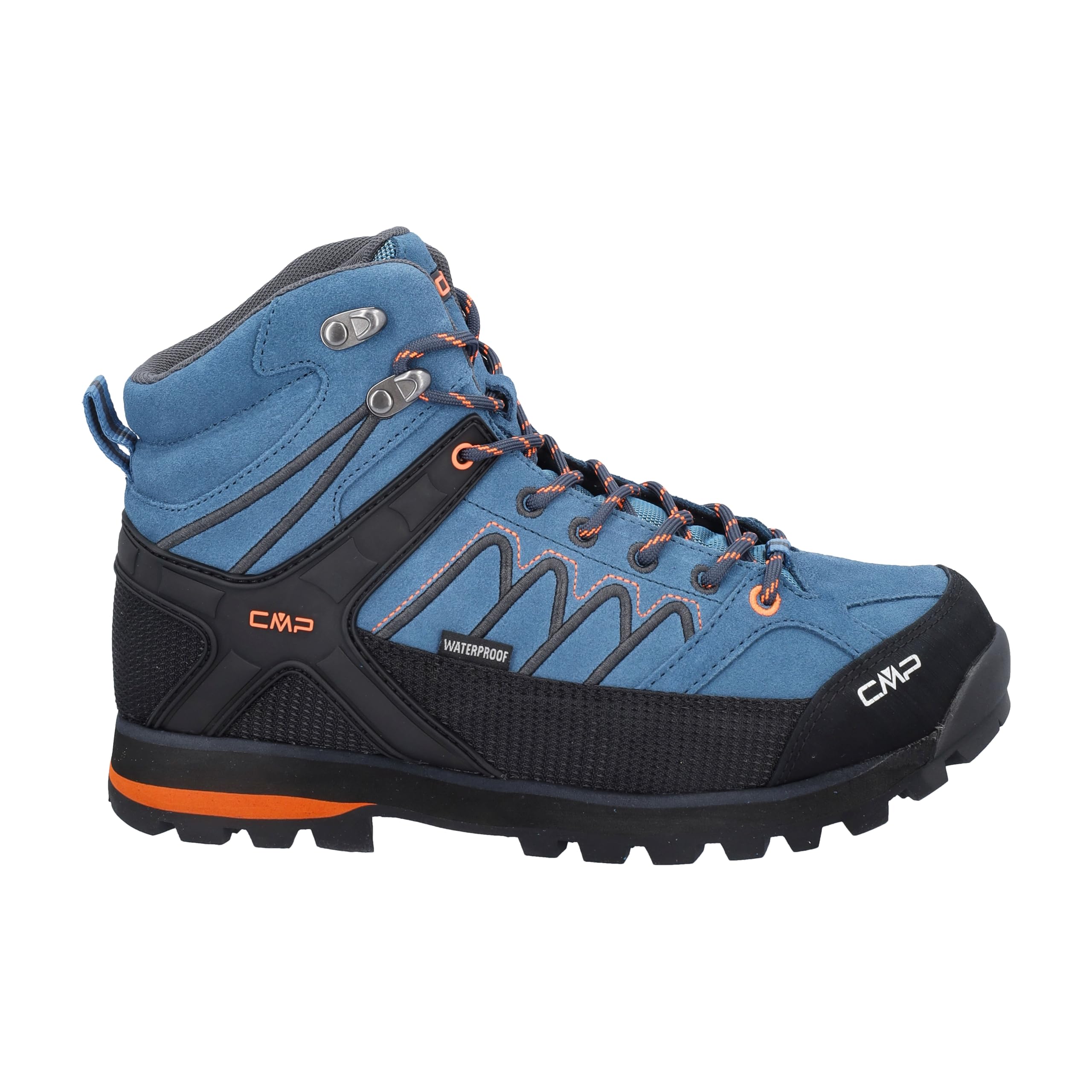 CMP Men's Moon MID Trekking Shoes WP, Deep Lake-Anthracite, 9 UK