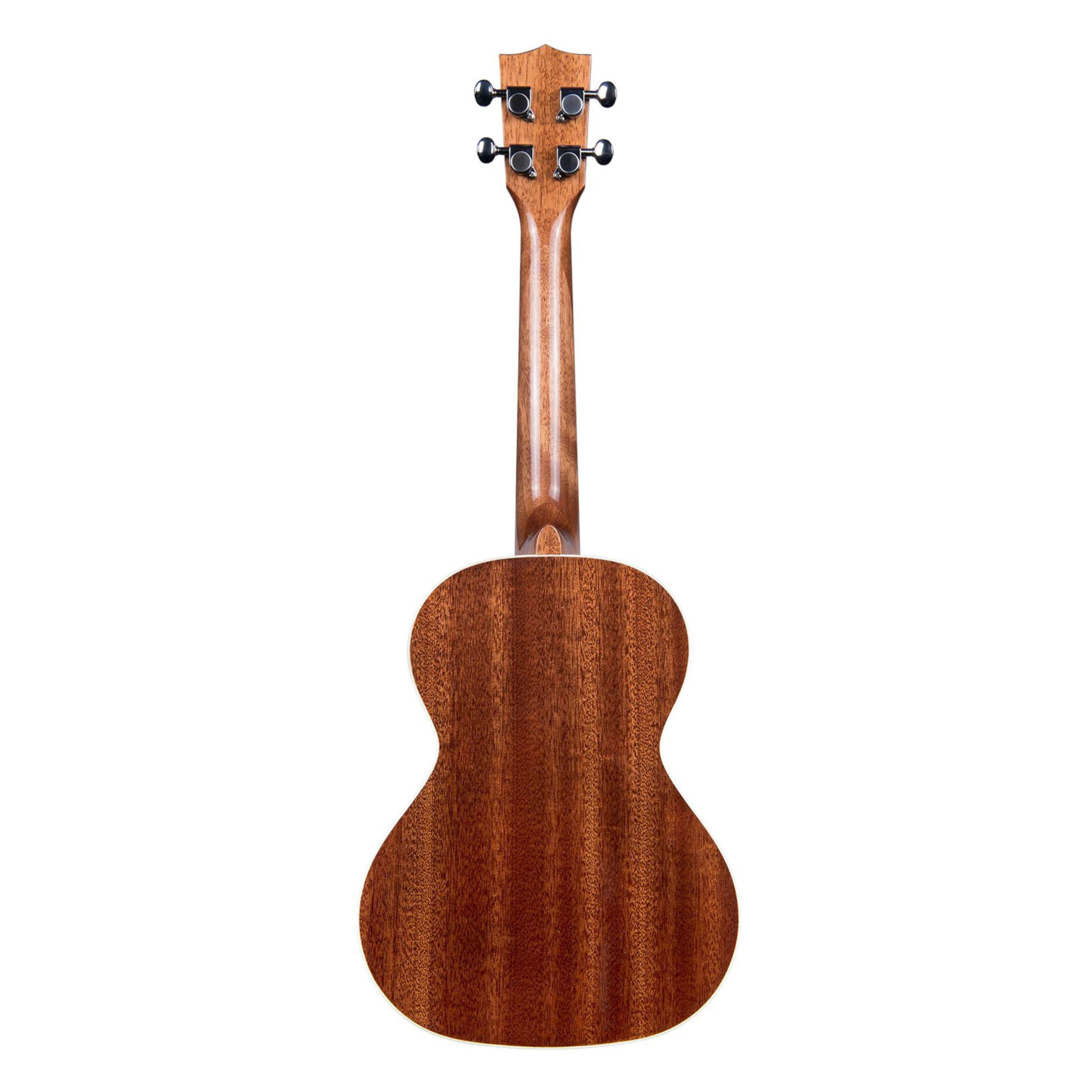 Kala ka ka tg Ukulele tenore in mogano lucido, con custodia