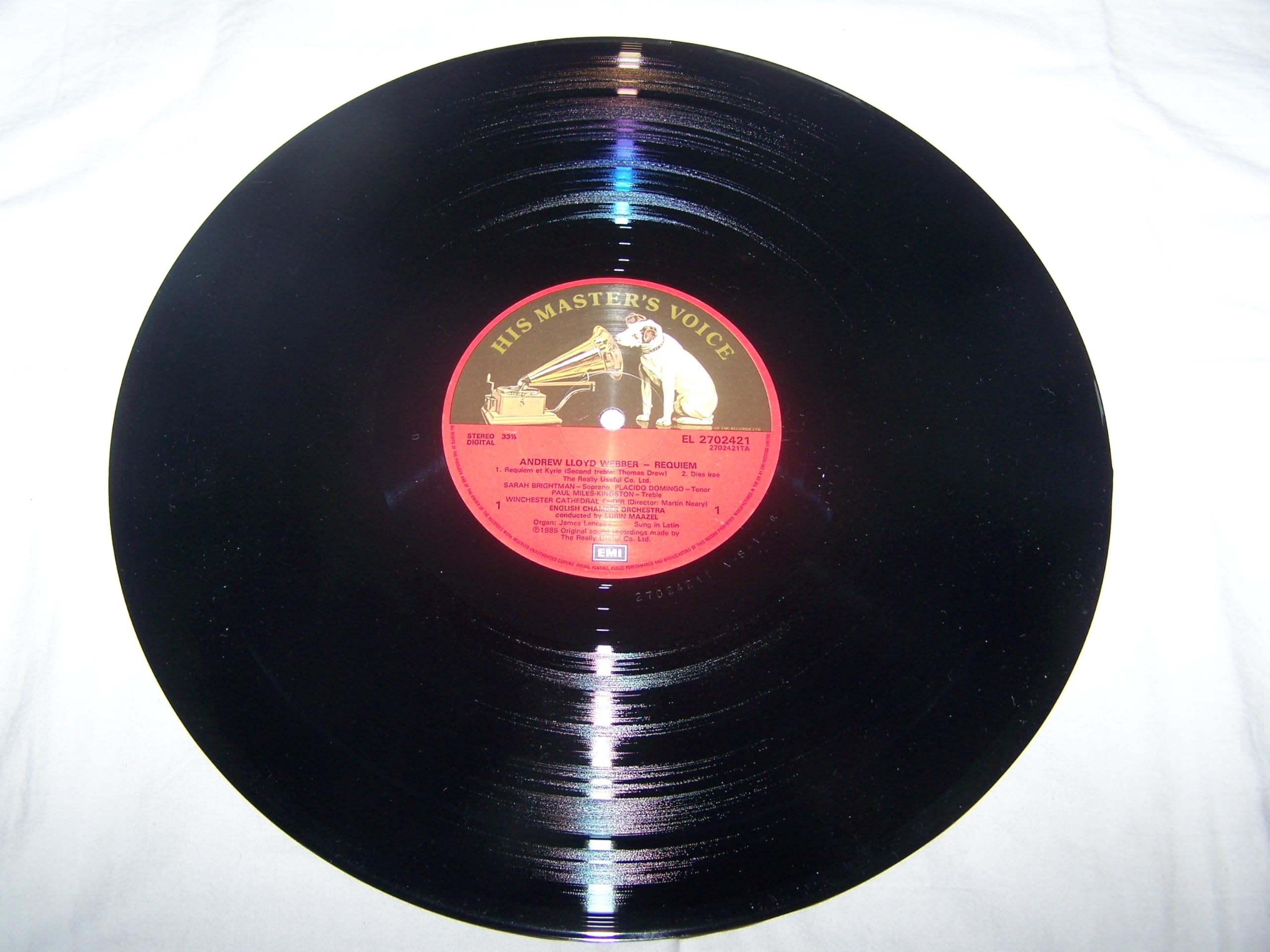 REQUIEM LP (VINYL) UK HIS MASTERS VOICE 1985