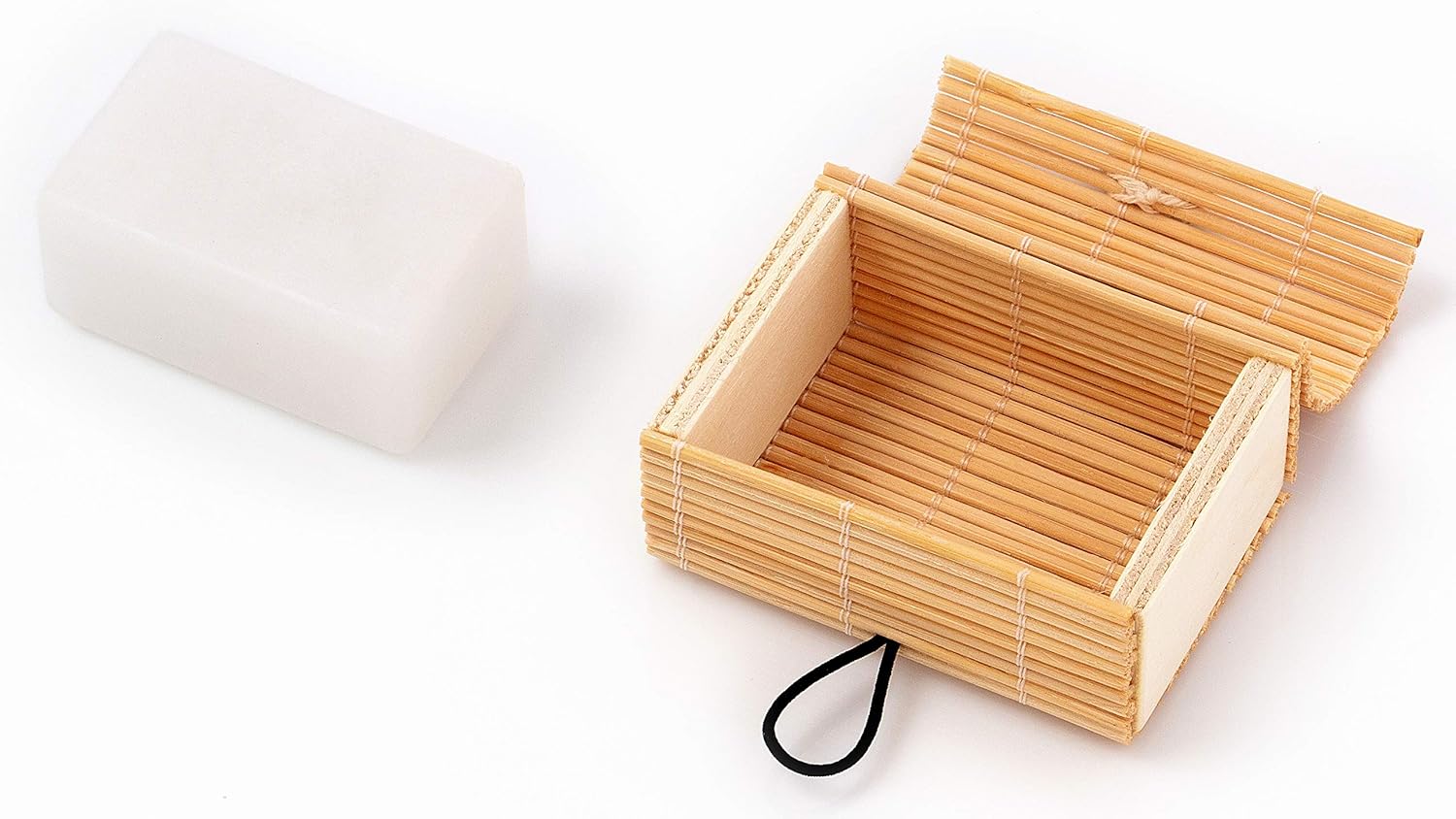 The Barbering Co. Large Alum Block in Bamboo Case 100