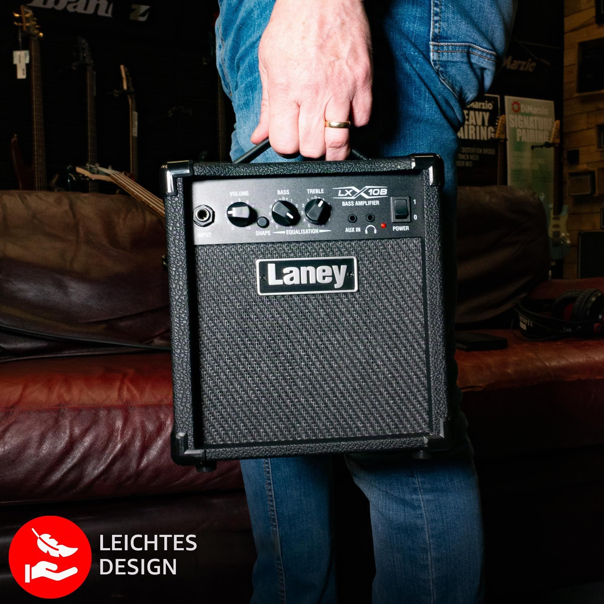 Laney LXB Series LX10B - Bass Guitar Combo Amp - 10W - 5 inch Woofer