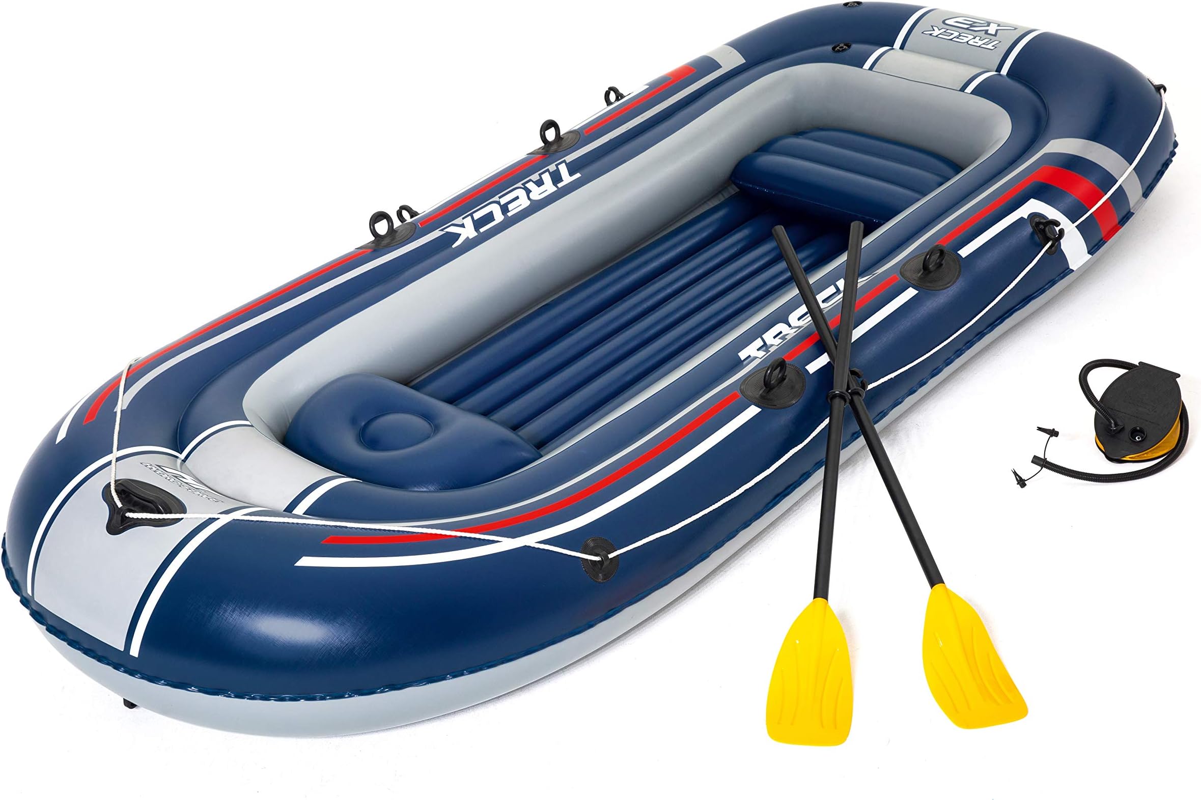 Bestway Hydro-Force Treck X 3 Inflatable Boat Set for 3 People + 1 Child 307 x 126 x 39 cm