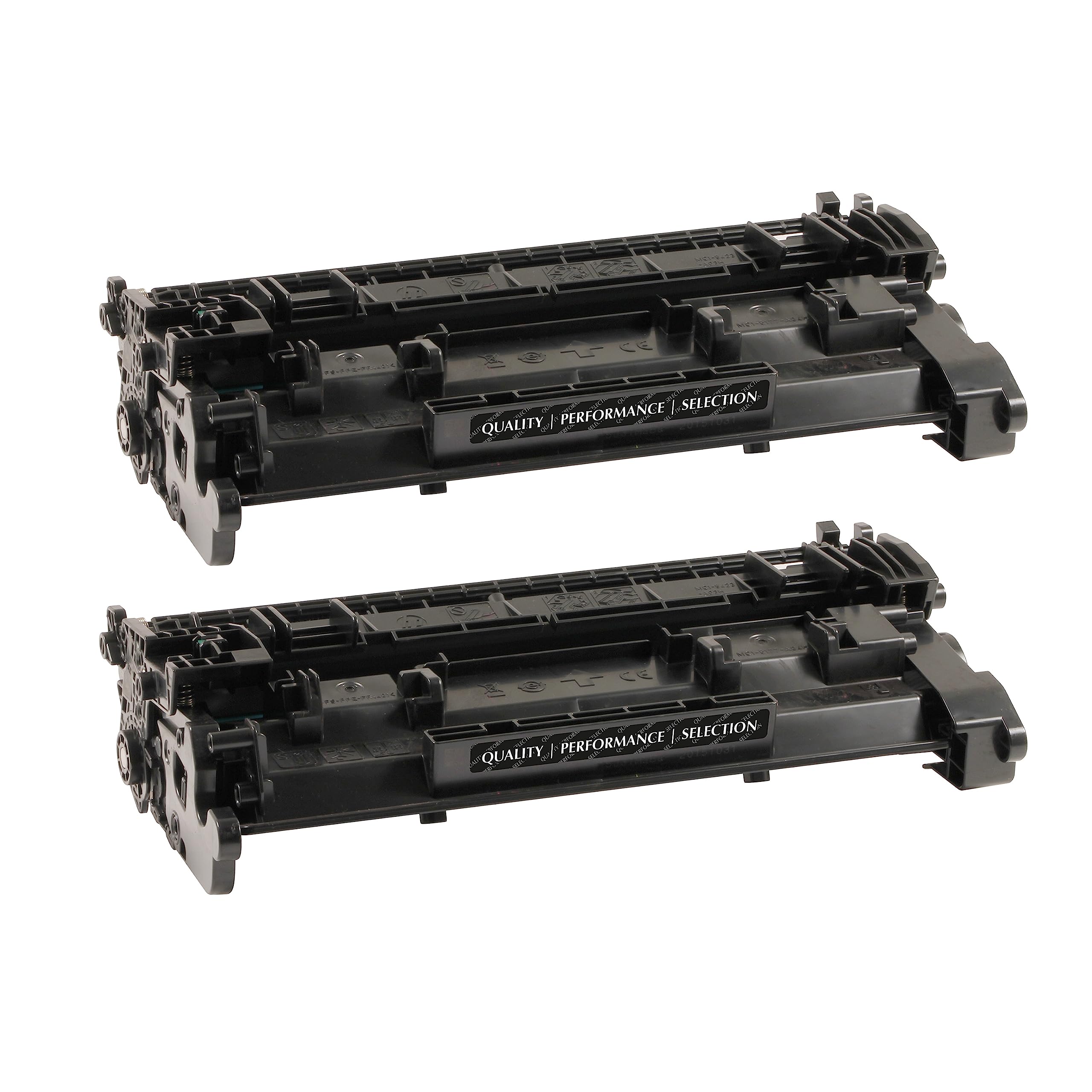 Clover Lot de 2 cartouches de toner reconditionnées pour HP 26A (CF226A) | Noir