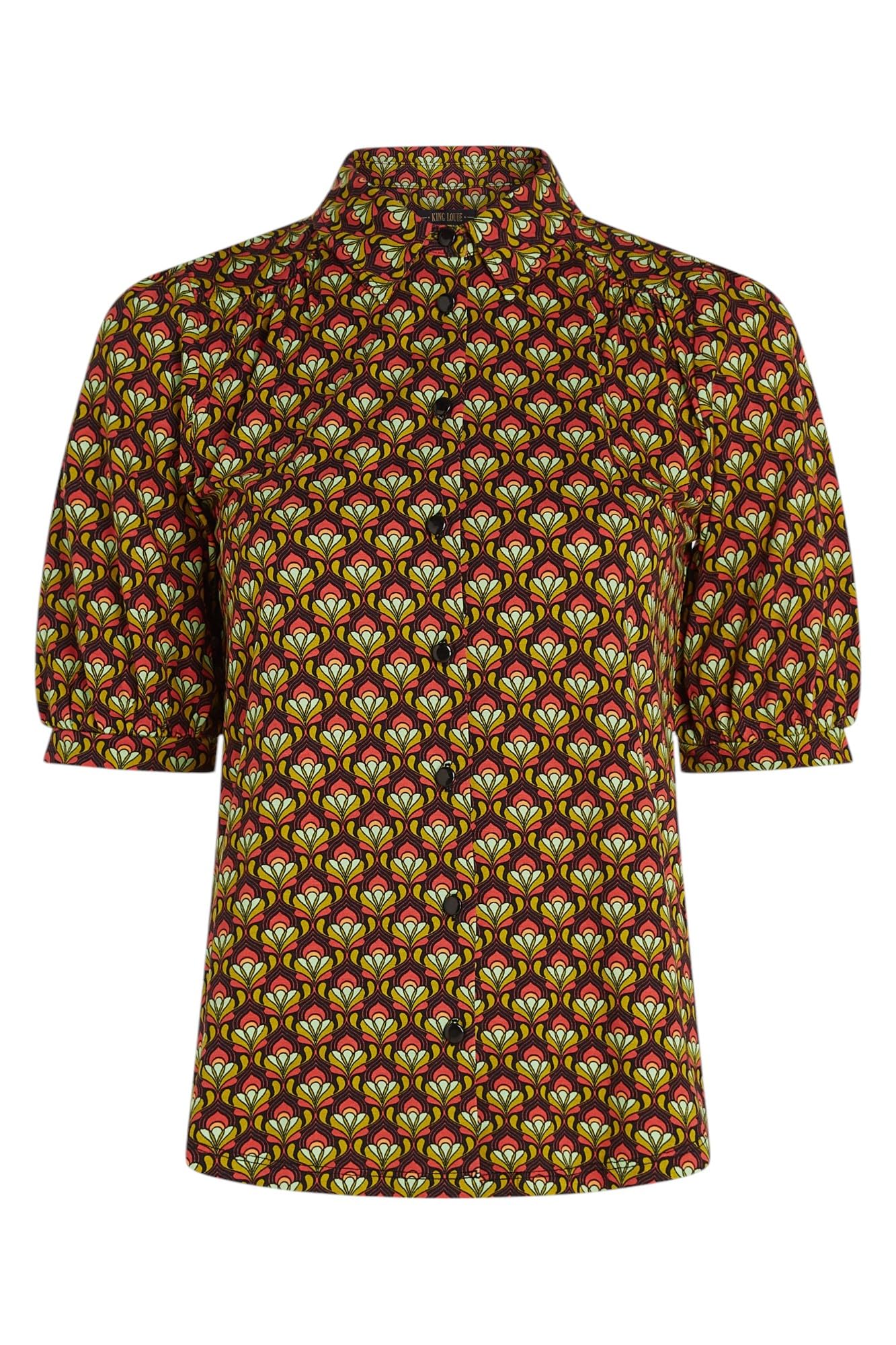 King Louie Carina Blouse Toulouse - Blusa para mujer