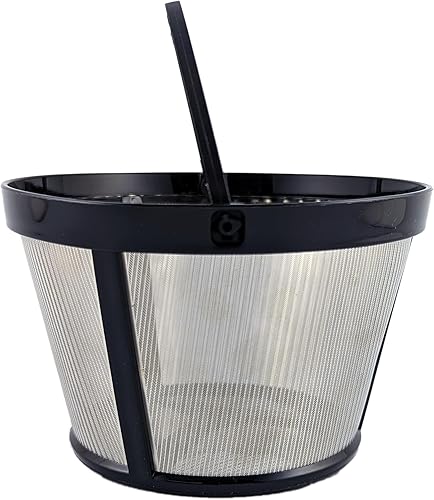 Filtro de café permanente de acero inoxidable NRP 304 hecho para cafetera BUNN 10 tazas y otras cafeteras de filtro de 12-14 tazas  Filtro de cesta