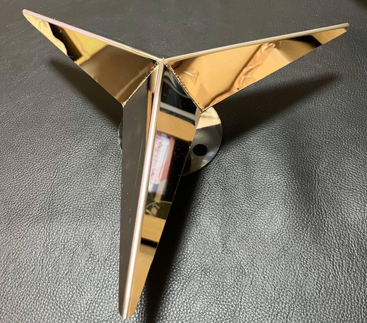 ステンレス製 車用パーツ ダイヤモンドデザインデコトラ 送料無料】ステンレス飾り ダイヤ型① 10個 ひし形 菱型 装飾 トラック