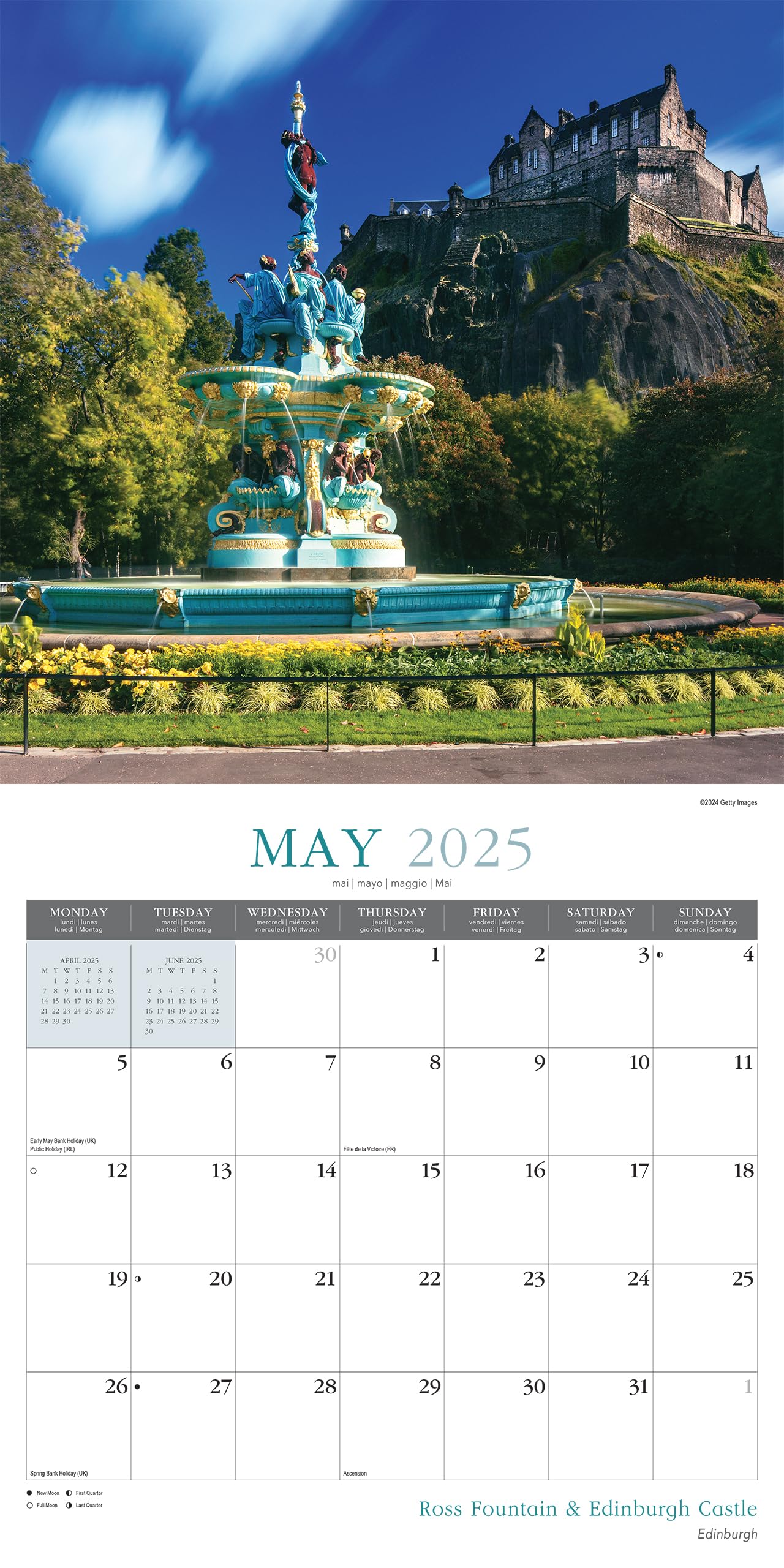 TF PUBLISHING Sunny Skies – Agenda Ensual Grande 2024 2 Páginas Con