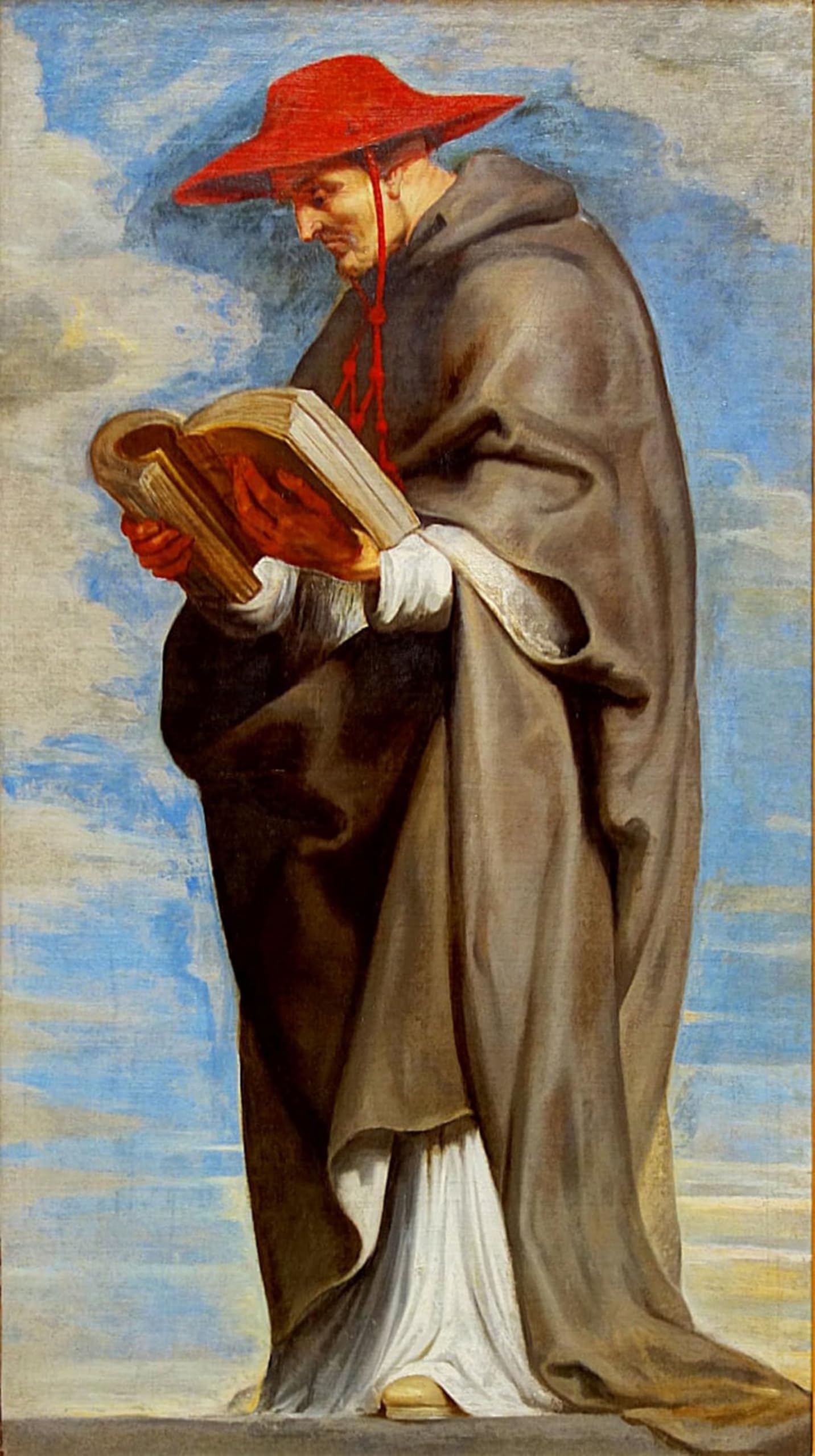 ARTXLXXBN Famous Art Print Poster Vintage Wall Art Saint Bonaventure by Peter Paul Rubens Canvas Art Poster for Home Decor 60x90cm