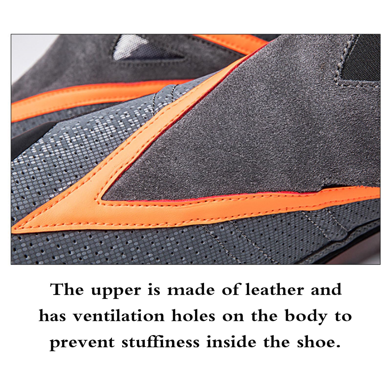 Moto Zapatos de Moto para Hombre,Zapatillas de Moto,Zapatillas de Motocicleta Casuales,Zapatillas de Motocicleta Antideslizantes,Suelas de Goma,Protección Tobillo y talón.