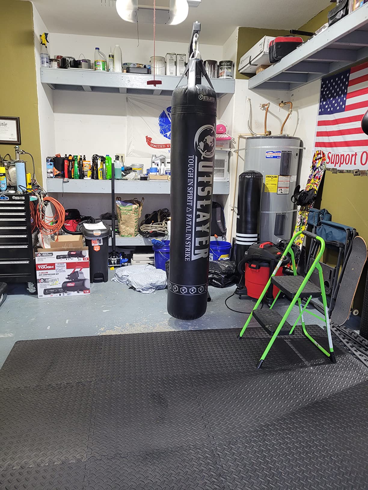 72/mo Finance Outslayer Muay Thai Heavy Bag Stand 350lbs Capacity